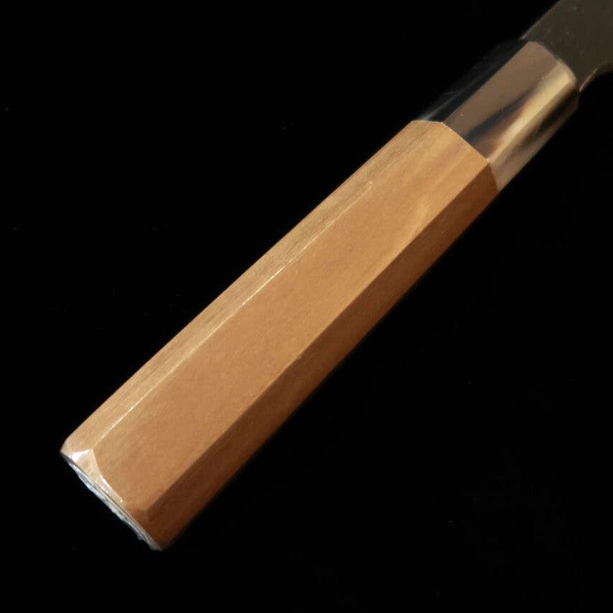 SUISIN por Kenji Togashi Forja Negra Gyuto Aço Shirogami #2 Cabo Octogonal de Búfalo Branco (210mm)