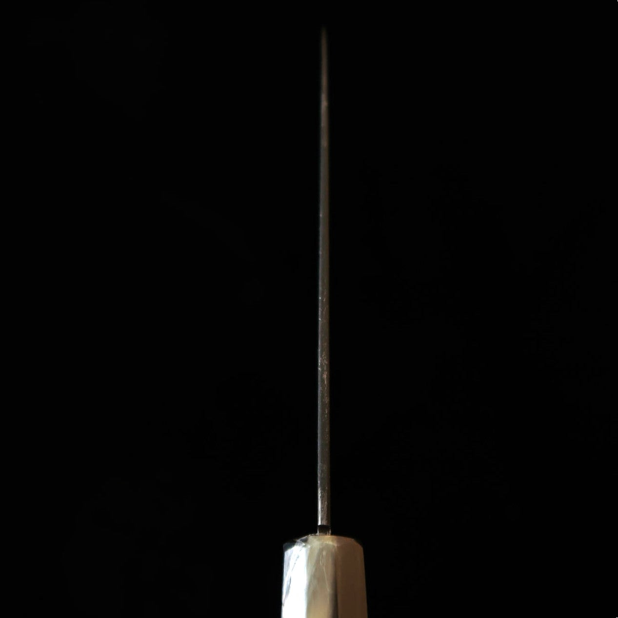 SUISIN por Kenji Togashi Forja Negra Gyuto Aço Shirogami #2 Cabo Octogonal de Búfalo Branco (210mm)