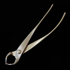 Kaneshin KANESHIN Tesoura para bonsai corta-nódulos Aço inox polido No.808 / No.810 (pequena/grande)