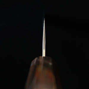HATSUKOKORO – Ginrei, Gingami n°3, finition nacrée (nashiji), Kiritsuke Gyuto, manche en wengé (205 mm)