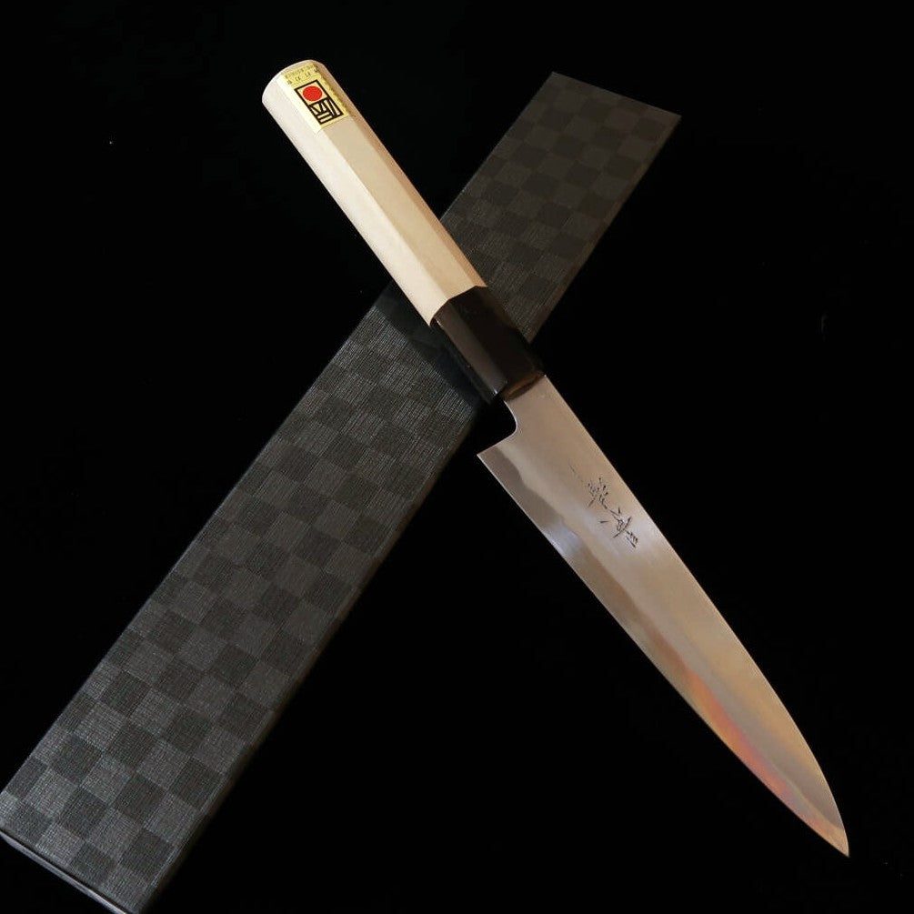 KAGEKIYO Kagekiyo Utage Petty Aço Yasugi Cabo meia-lua em chifre de búfalo (150 mm)