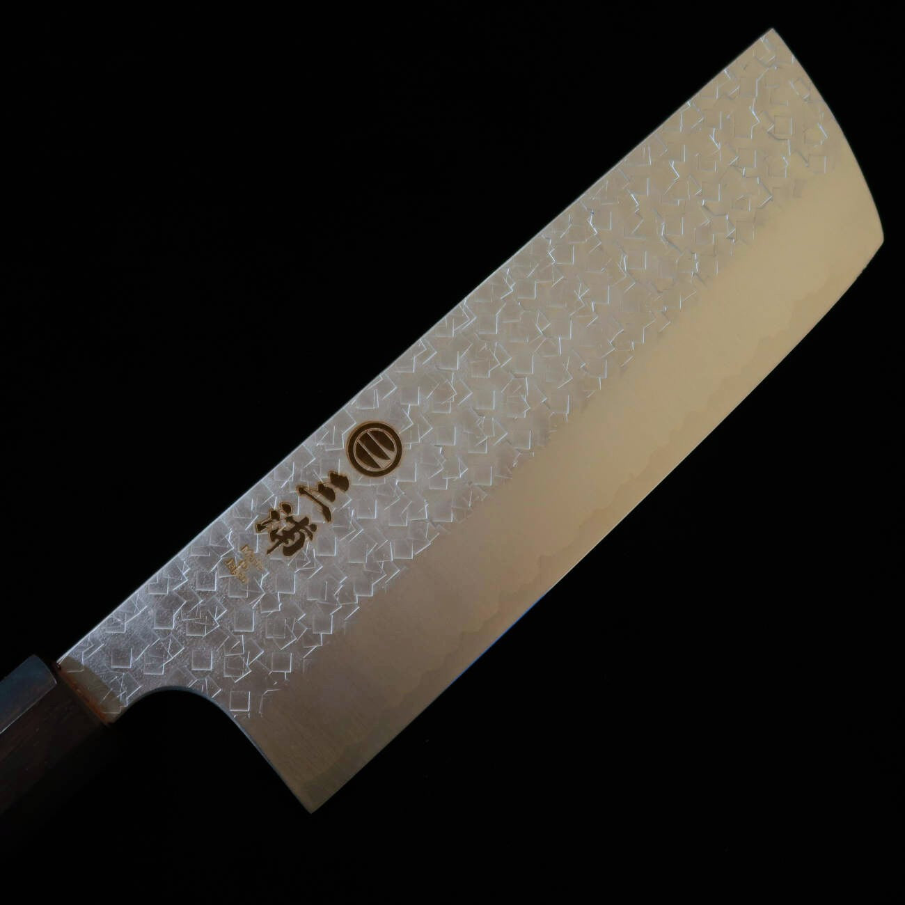 三浦MIURA 菜切 SG2 鎚目 黒檀ターコイズ八角柄（160mm） – 三浦刃物店