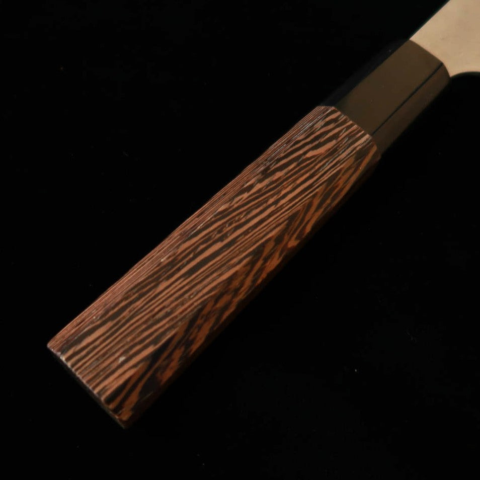 NIGARA Nitôrah Hamono Bunka Aogami Super, martelé, manche octogonal en wengé (180 mm)