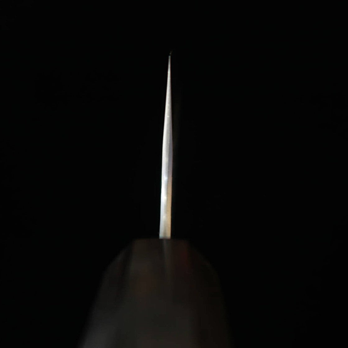 三浦MIURA 牛刀 SG2 鎚目 黒檀ターコイズ八角柄（210mm）