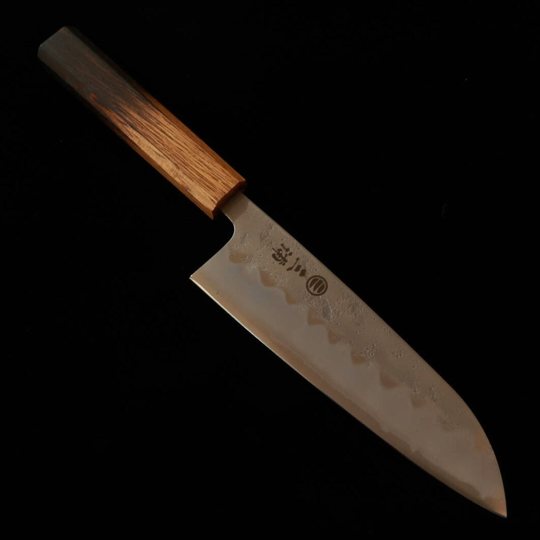 MIURA Miura, santoku, acero Gingami nº 3, acabado nacarado, mango octogonal lacado (165 mm)