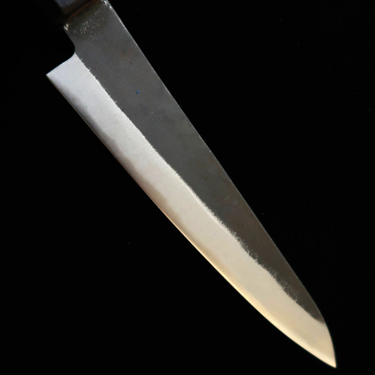 三浦MIURA ペティ 青紙一号 黒打 胡桃八角柄（150mm）