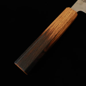 MIURA – Santoku Gin-3, finition nashiji, manche octogonal laqué (165 mm)