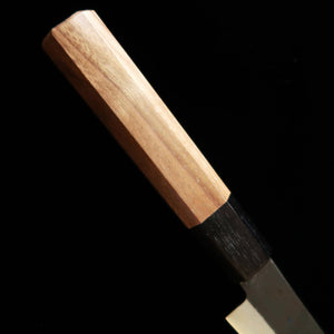Miura MIURA Petty Aogami nº1 acabado negro, mango octogonal de nogal (150 mm)