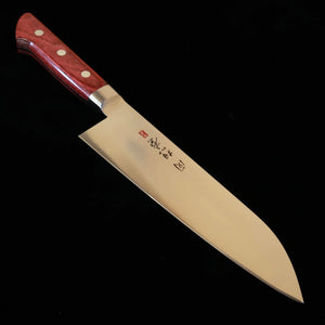 関 想磨 SEKI SOUMA 三徳 モリブデン鋼 赤合板柄 (180mm)