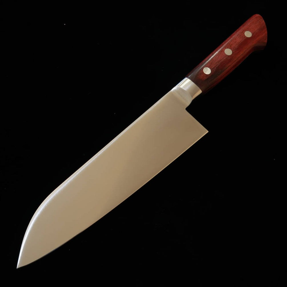 関 想磨 SEKI SOUMA 三徳 モリブデン鋼 赤合板柄 (180mm)