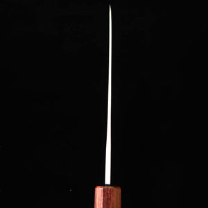 三浦MIURA 舟行 青紙一号 ステン割込 黒打 欅八角柄（165mm）