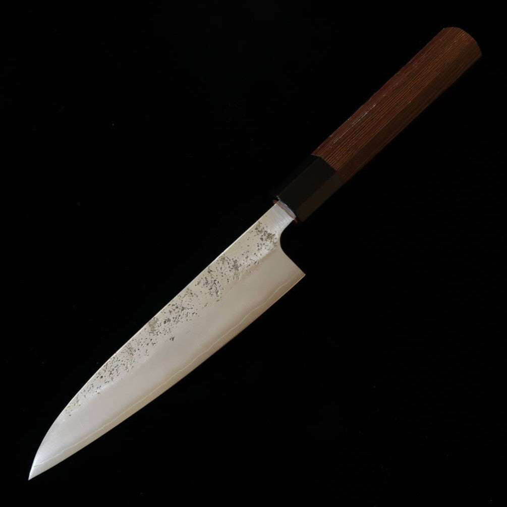 HATSUKOKORO Ginrei Ginsan Steel, Nashiji, Wenge Handle Petty Knife (130mm)
