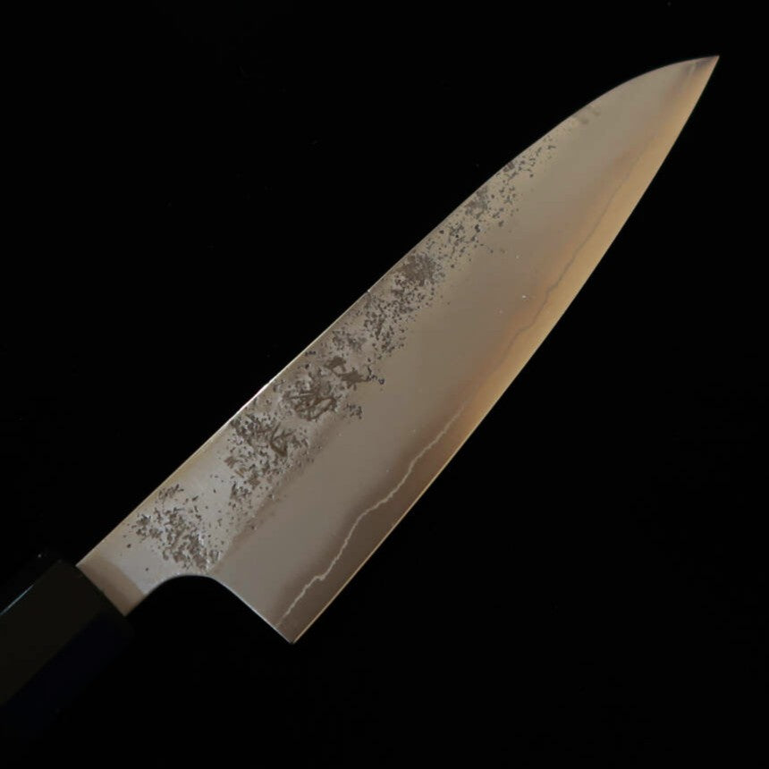 HATSUKOKORO Ginrei Ginsan Steel, Nashiji, Wenge Handle Petty Knife (130mm)