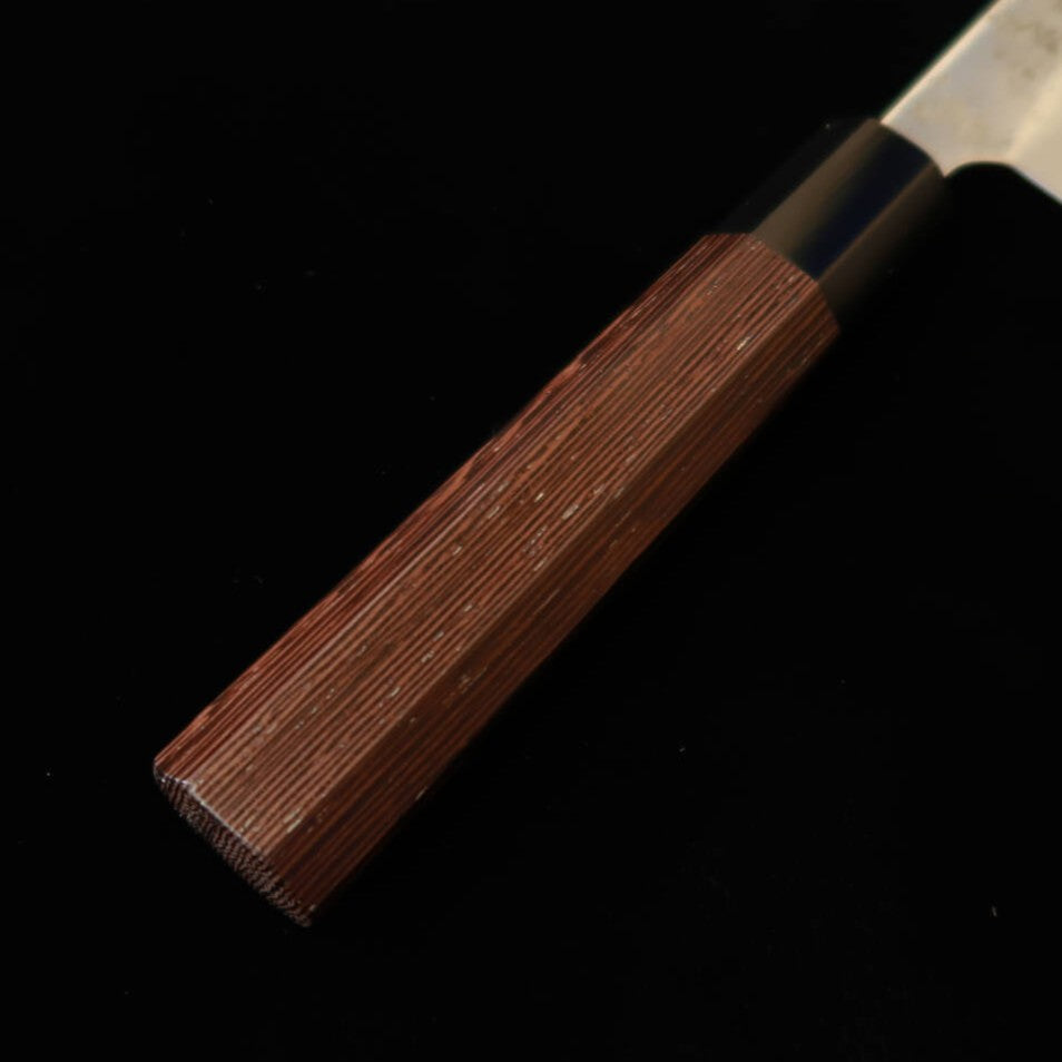 HATSUKOKORO Ginrei Ginsan Steel, Nashiji, Wenge Handle Petty Knife (130mm)