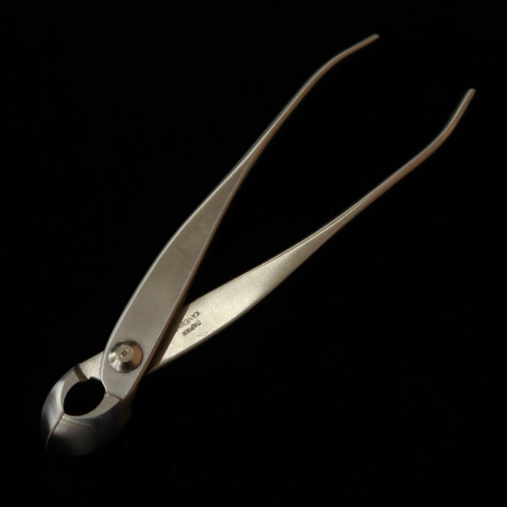 KANESHIN – coupe‑rameaux à lame ronde pour bonsaï, inox (petit / grand) No803 No804