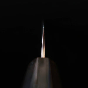Miura MIURA Petty Shirogami nº1 mate, martilleado, mango octogonal de magnolia con virola de cuerno de búfalo de agua (135 mm)