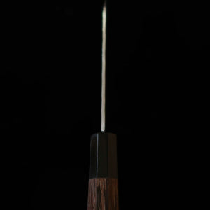 HATSUKOKORO Shoshin Ginrei Gin-3 Acabado nacarado Petty kiritsuke Mango de wengué (125 mm)