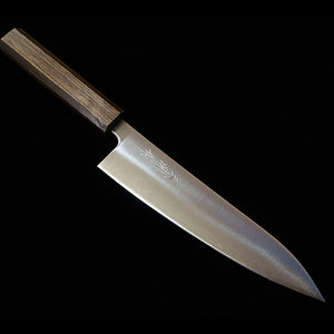 三浦MIURA 牛刀 青紙スーパー 磨き 黒樫八角柄 （180/210/240mm）
