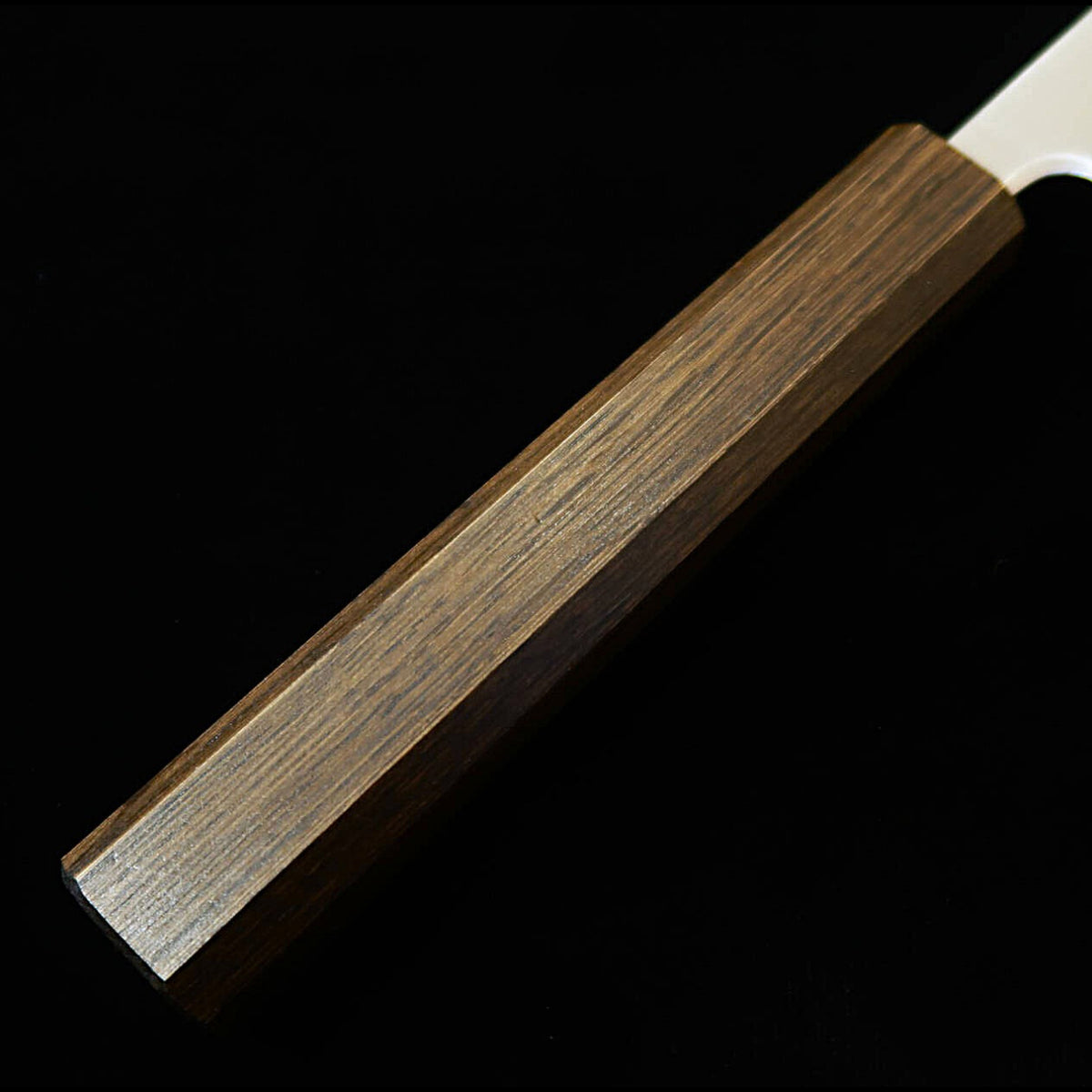 Miura MIURA Petty aço azul super polido cabo octogonal de carvalho negro (135 mm)