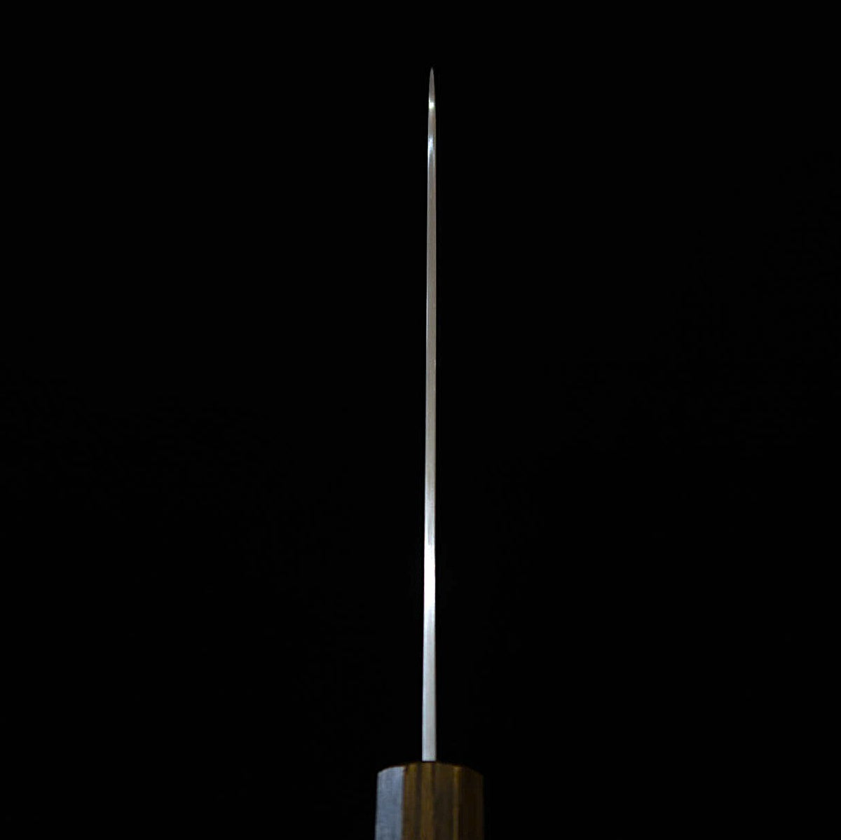 Miura MIURA Petty aço azul super polido cabo octogonal de carvalho negro (135 mm)