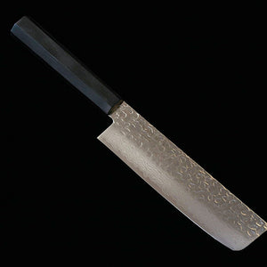SUMIKAMA Vegetable Knife, Molybdenum Steel, Damascus Finish, Laminated Reinforced Wooden Handle, KURO KR-36017 (170mm)
