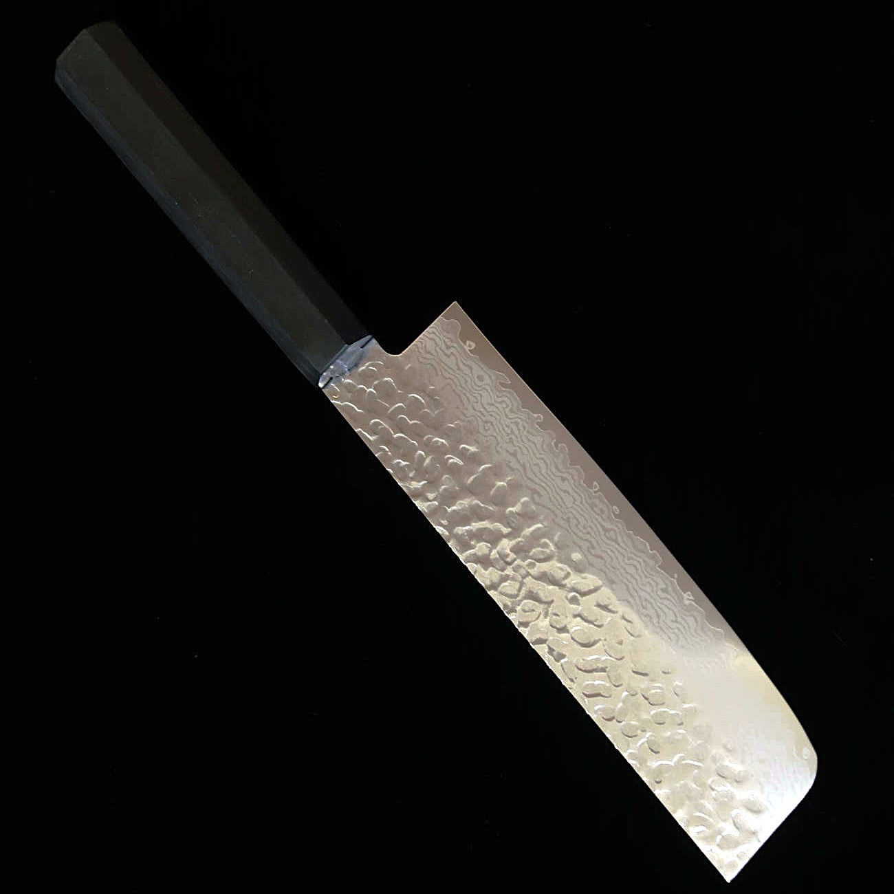 スミカマSUMIKAMA 菜切 モリブデン鋼 ダマスカス 積層強化木柄 KURO  KR-36017 （170mm）