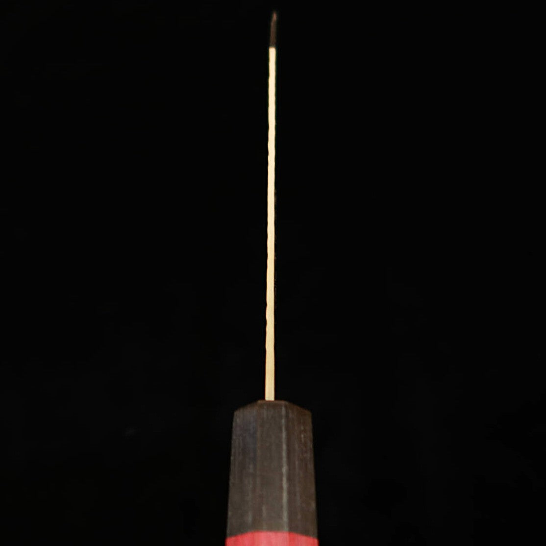 V.ROAD  濃州正恒作 Nosyu Masamune 切付 VG10 鎚目 33層ダマスカス 積層強化柄 赤×黒（180mm）