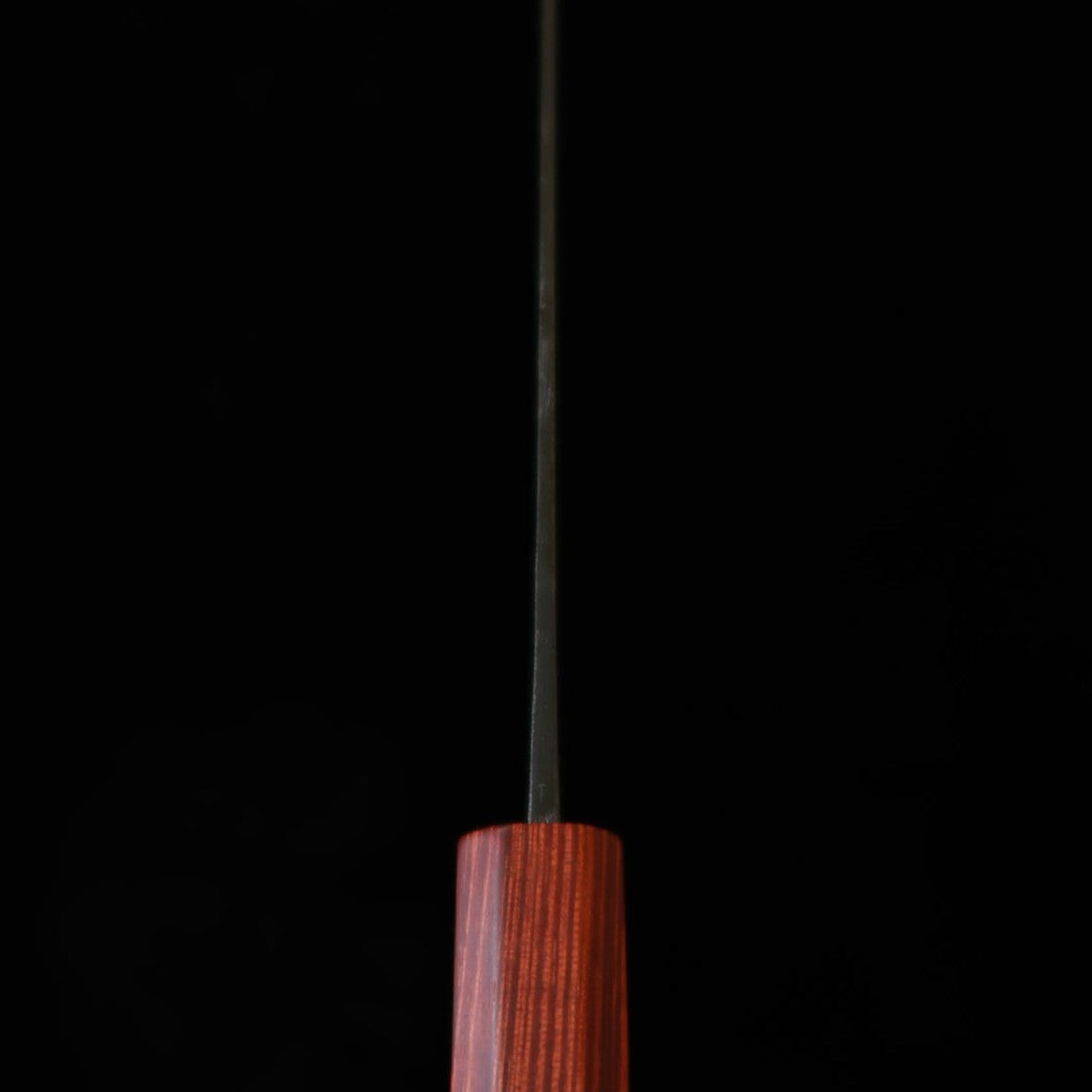 三浦 MIURA 万能小包丁 黒打両刃 白紙二号 RGW八角柄  （140mm）