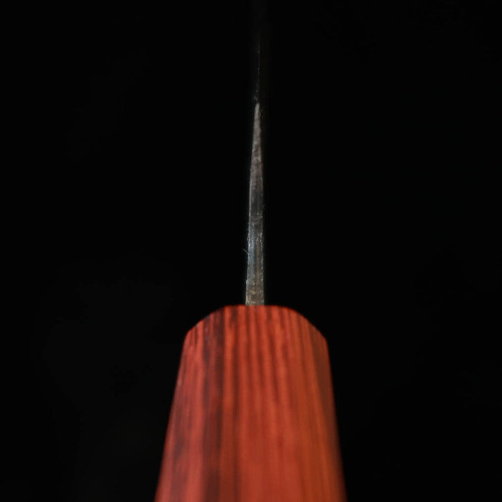 三浦 MIURA 万能小包丁 黒打両刃 白紙二号 RGW八角柄  （140mm）