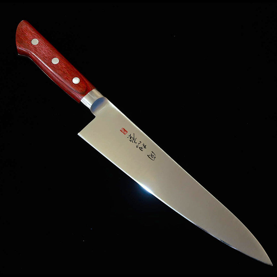 SEKI SOUMA Seki Souma Gyuto acero de molibdeno, mango laminado rojo (210 mm)