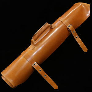 Funda enrollable de cuero YOKU Long Lasting Leather, disponible en 4 colores, 4P (burdeos/marrón/marino/negro)