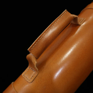 Funda enrollable de cuero YOKU Long Lasting Leather, disponible en 4 colores, 4P (burdeos/marrón/marino/negro)