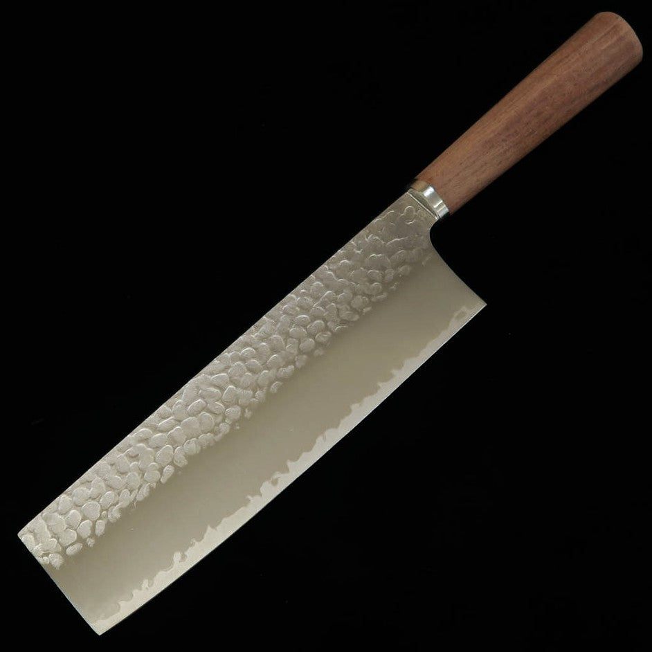 三浦 MIURA 菜切 VG10 鎚目 ウォルナット柄（180mm）