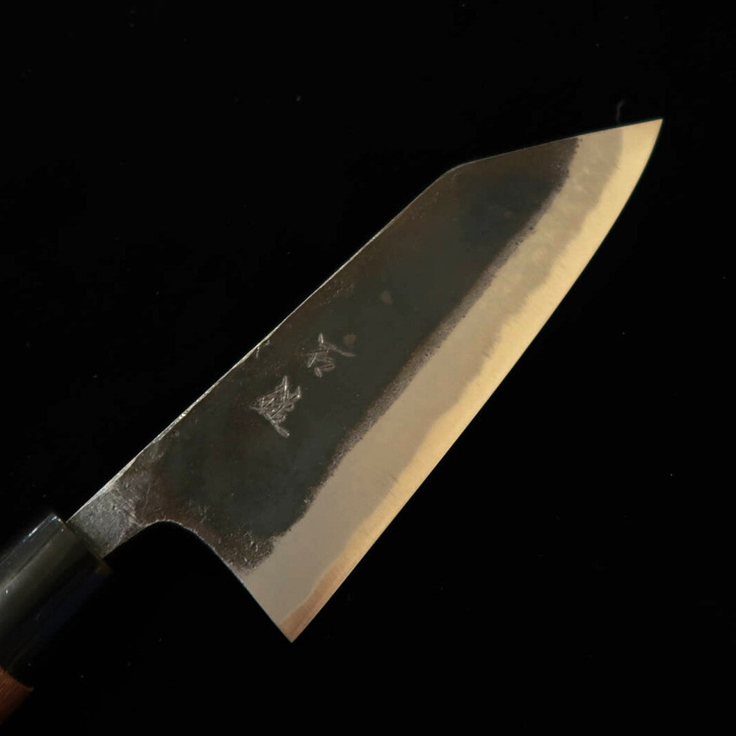 石鎚ISHIDUCHI 切付出刃 青紙二号 黒打ち ウォルナット柄（150~180mm）