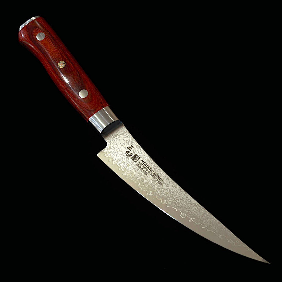 [New Standard] ZANMAI MCUSTA Boning Knife, Classic Pro 3 Guren (165mm)