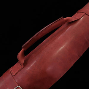 Funda enrollable de cuero YOKU Long Lasting Leather, disponible en 4 colores, 4P (burdeos/marrón/marino/negro)