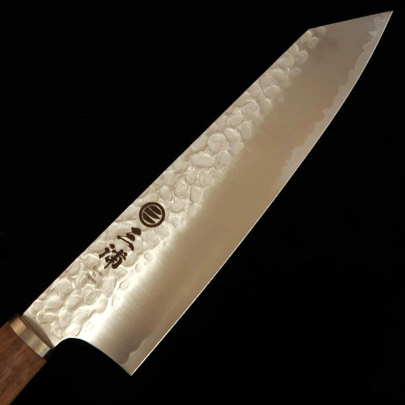 三浦 MIURA 切付 VG10 鎚目 ウォルナット柄（180mm）
