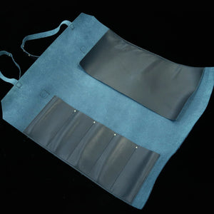 Funda enrollable de cuero YOKU Long Lasting Leather, disponible en 4 colores, 4P (burdeos/marrón/marino/negro)