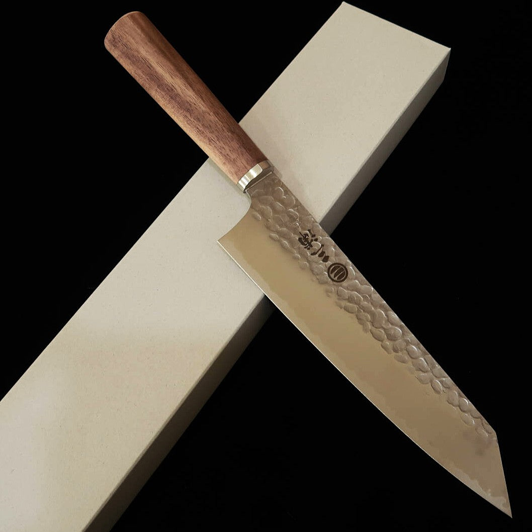 三浦 MIURA 切付 VG10 鎚目 ウォルナット柄（180mm）