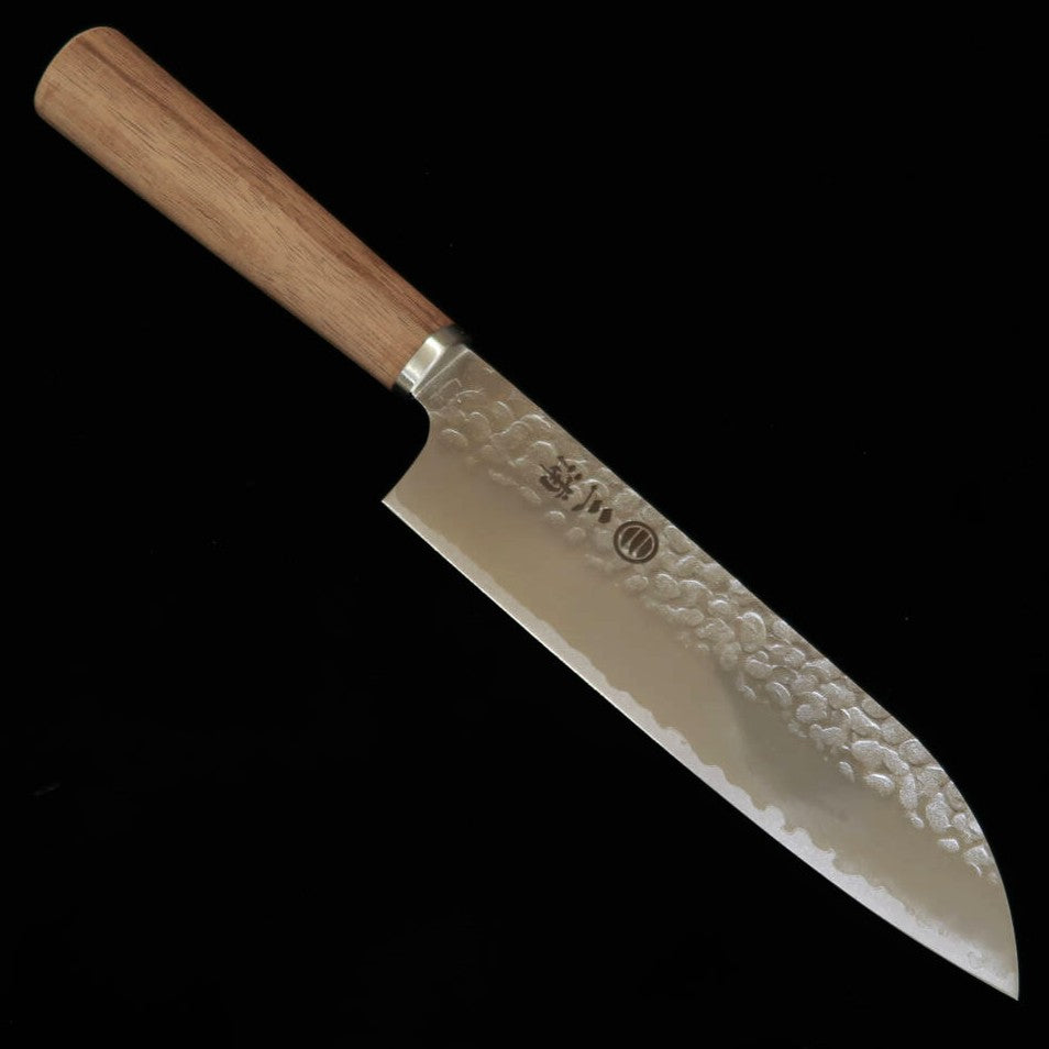 三浦 MIURA 三徳 VG10 鎚目 ウォルナット柄（165mm）