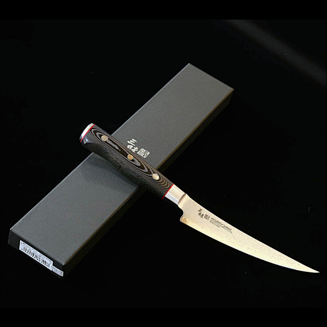 【新定番】三昧MCUSTA ZANMAI クラシックプロ3 ダマスカスゼブラ ボーニング（165mm）