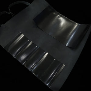 Funda enrollable de cuero YOKU Long Lasting Leather, disponible en 4 colores, 4P (burdeos/marrón/marino/negro)
