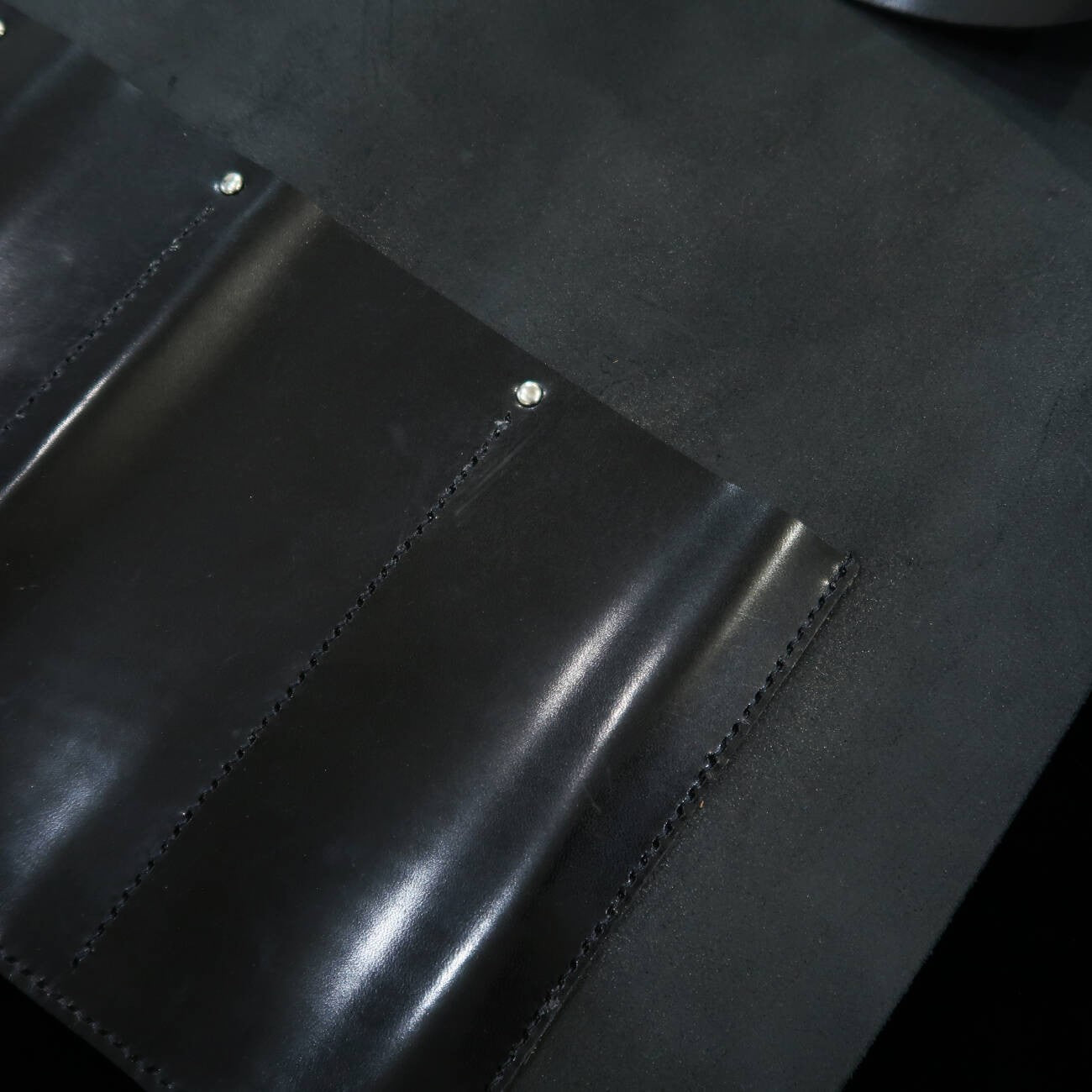 レザーナイフロール Long Lasteing Leather 4色展開  4P (ボルドー/ブラウン/ネイビー/黒)