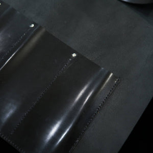 Funda enrollable de cuero YOKU Long Lasting Leather, disponible en 4 colores, 4P (burdeos/marrón/marino/negro)