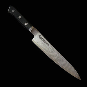 【Nuevo estándar】MCUSTA ZANMAI Classic III Damasco Petty negro (110/150 mm)