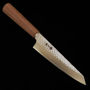 三浦 MIURA 切付ペティ VG10 鎚目 ウォルナット柄（150mm）