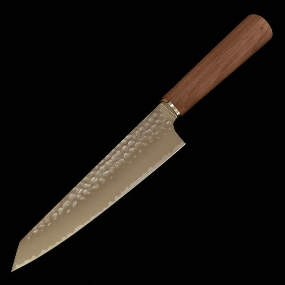 三浦 MIURA 切付ペティ VG10 鎚目 ウォルナット柄（150mm）
