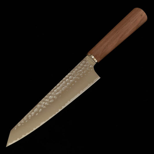 三浦 MIURA 切付ペティ VG10 鎚目 ウォルナット柄（150mm）