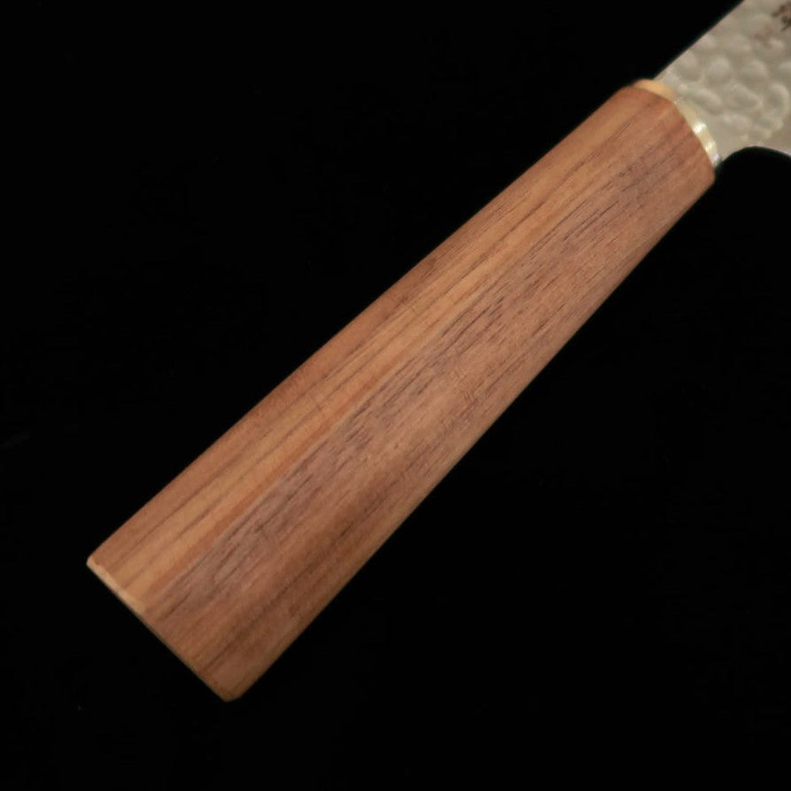 三浦 MIURA 切付ペティ VG10 鎚目 ウォルナット柄（150mm）