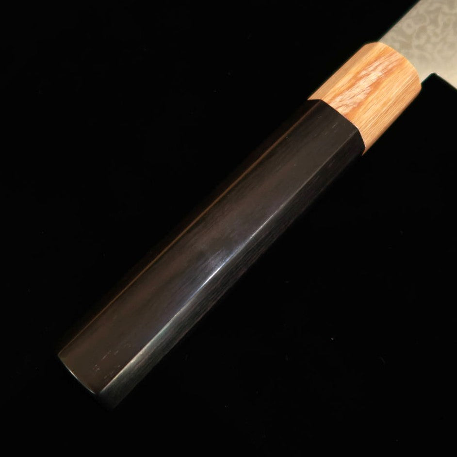 MIURA Kiritsuke Gyuto, ZDP189 Damascus Shot Finish, Octagonal Pakkawood Handle (210mm)